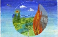 в Информационном центре открылась детская художественная выставка «Защитим природу от пожаров» - фото - 10