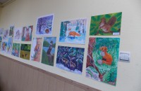 художественная выставка детских творческих работ «Жизнь в заповедном лесу» - фото - 10